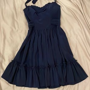 Navy Betsey Johnson Party Dress, Size 4